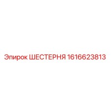 ШЕСТЕРНЯ 1616623813 Epiroc