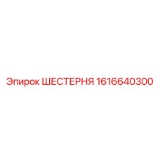 1616640300 ШЕСТЕРНЯ Epiroc