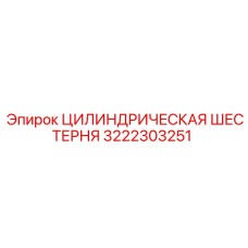 3222303251 ЦИЛИНДРИЧЕСКАЯ ШЕСТЕРНЯ Epiroc