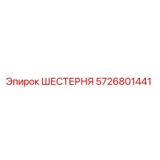 5726801441 ШЕСТЕРНЯ Epiroc