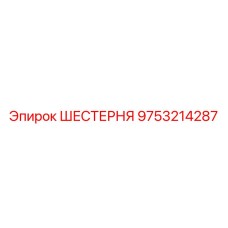 9753214287 ШЕСТЕРНЯ Epiroc