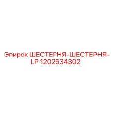 1202634302 ШЕСТЕРНЯ-ШЕСТЕРНЯ-LP Epiroc
