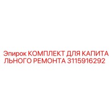 3115916292 КОМПЛЕКТ ДЛЯ КАПИТАЛЬНОГО РЕМОНТА Epiroc