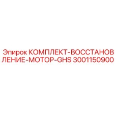 3001150900 КОМПЛЕКТ-ВОССТАНОВЛЕНИЕ-МОТОР-GHS Epiroc