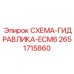 2651715860 СХЕМА-ГИДРАВЛИКА-ECM6 Epiroc