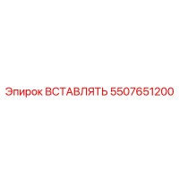 5507651200 ВСТАВЛЯТЬ (Epiroc)