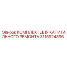 3115924396 КОМПЛЕКТ ДЛЯ КАПИТАЛЬНОГО РЕМОНТА Epiroc