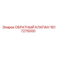 1617275000 Обратный клапан Epiroc