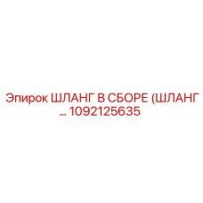 1092125635 ШЛАНГ В СБОРЕ (ШЛАНГ…) Epiroc