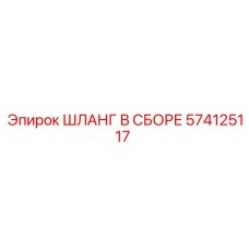 574125117 ШЛАНГ В СБОРЕ Epiroc