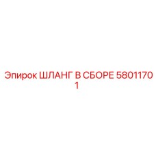 58011701 ШЛАНГ В СБОРЕ Epiroc