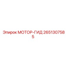 2651307585 МОТОР-ГИД Epiroc