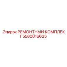 5580016635 РЕМОНТНЫЙ КОМПЛЕКТ Эпирок