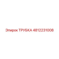 4812231008 ТРУБКА Epiroc