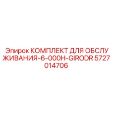 5727014706 КОМПЛЕКТ ДЛЯ ОБСЛУЖИВАНИЯ-6-000H-GIRODR Epiroc