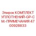 Фото комплекта уплотнений GP Epiroc 4700928833 с термоупаковкой