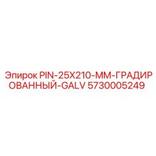 5730005249 PIN-25X210-MM-ГРАДИРОВАННЫЙ-GALV Epiroc