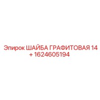 1624605194 ШАЙБА ГРАФИТОВАЯ 14+ Epiroc