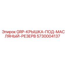 5730004137 GRP-КРЫШКА-ПОД-МАСЛЯНЫЙ-РЕЗЕРВ Epiroc
