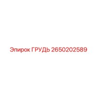 2650202589 ГРУДЬ Epiroc