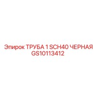 GS10113412 ТРУБА 1 SCH40 ЧЕРНАЯ | Epiroc (Эпирок)