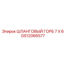 GS12066577 ШЛАНГОВЫЙ ГОРБ 7 X 6 Epiroc