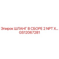 GS12067281 ШЛАНГ В СБОРЕ 2 NPT X… Epiroc