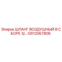 GS12067806 ШЛАНГ ВОЗДУШНЫЙ В СБОРЕ 3/… Epiroc