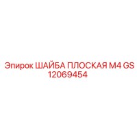 GS12069454 ШАЙБА ПЛОСКАЯ М4 Epiroc