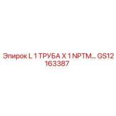 GS12163387 L 1 ТРУБА X 1 NPTM Epiroc