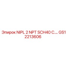GS12213606 NIPL 2 NPT SCH40 C Epiroc