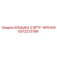 GS12213789 КРЫШКА 2 NPTF ЧЕРНАЯ Epiroc