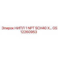 GS12260953 НИПЛ 1 NPT SCH40 X Epiroc