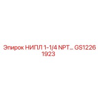 GS12261923 НИПЛ 1-1/4 NPT Epiroc
