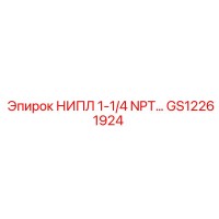GS12261924 НИПЛ 1-1/4 NPT Epiroc