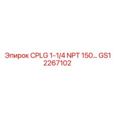 GS12267102 CPLG 1-1/4 NPT 150 Epiroc