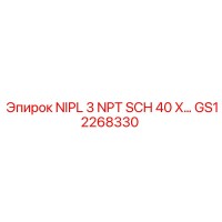 GS12268330 NIPL 3 NPT SCH 40 X… Epiroc