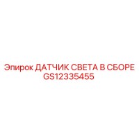 GS12335455 ДАТЧИК СВЕТА В СБОРЕ Epiroc