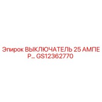 GS12362770 ВЫКЛЮЧАТЕЛЬ 25 АМПЕР Epiroc