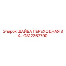 GS12367790 ШАЙБА ПЕРЕХОДНАЯ 3 Х… Epiroc