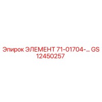GS12450257 ЭЛЕМЕНТ 71-01704-... Epiroc