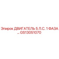 GS13051070 ДВИГАТЕЛЬ 5 Л.С. 1 ФАЗА Epiroc