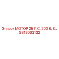 GS13063132 МОТОР 25 Л.С. 200 В. 3… Epiroc