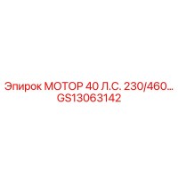 GS13063142 МОТОР 40 Л.С. 230/460… Epiroc