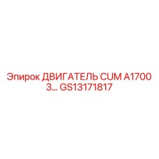 GS13171817 ДВИГАТЕЛЬ CUM A1700 3.3 Epiroc