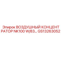GS13263052 ВОЗДУШНЫЙ КОНЦЕНТРАТОР NK100 W/83 by Epiroc