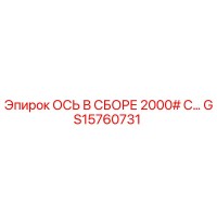 GS15760731 ОСЬ В СБОРЕ 2000# С… Epiroc