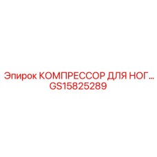 GS15825289 КОМПРЕССОР ДЛЯ НОГ Epiroc