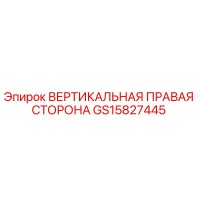 GS15827445 ВЕРТИКАЛЬНАЯ ПРАВАЯ СТОРОНА Эпирок