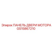 GS15867210 ПАНЕЛЬ ДВЕРИ МОТОРА Epiroc